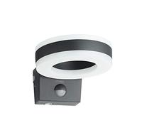 Oktaplex Lampe d'extérieur avec détecteur de mouvement LED 3000K Up & Dwon Éclairage Applique d'extérieur Porto IP65 anthracite