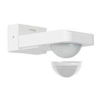Oktaplex Tea Détecteur de Mouvement Extérieur 360 degrés Blanc orientable IP65 Capteur de Mouvement Infrarouge Portée 9 m 230 V Apparent
