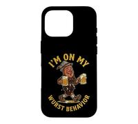 Oktoberfest Im on My Wurst Behavior Bière à Saucisse Amusante Coque pour iPhone 16 Pro