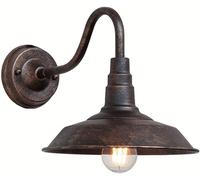 OKUGAIYA IP54 Lampe de mur extérieur Rétro étanche en Bronze Antique Rural Fer Forgé Lanterne murale E27 Vintage Edison Lighting Deocrcommunity Fitting clôture Terrasse Jardin