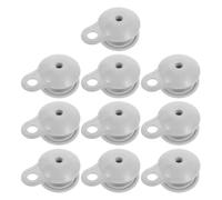 OKUMEYR 10 Pièces Fixation Résistante Piscine Plastique de Solaire en Couverture, Enterrées, Dimensions 5,20x3,50x2,70 Cm aux Produits Chimiques pour Camping et Piscines