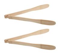 OKUMEYR 2 Pièces Pince de Cueillette pour Cactus Structure Longue à Double Bras Manipulation Polyvalente en Bambou Protection les Épines pour Pépinières et Succulentes