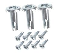 OKUMEYR Douilles de Roulette 12 Pièces Inserts Universels pour Roulettes à Tige Installation Facile Accessoires pour Chaise Mobilier Bois Équipements Industriels Meubles de Bureau