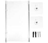 OKUMEYR Étagère Murale en Acrylique Blanc en U, sans Perçage, Rangement | Espace de Stockage Supplémentaire, Forme en U, pour Salon, Idée Présent de Pendaison de Crémaillère