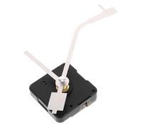 OKUMEYR Kit Mécanisme Horloge Vinyle Argenté en Plastique et Quartz pour Décoration Maison DIY, Compatible avec Platine Vinyle Vintage et Réparation D'horloges Murales