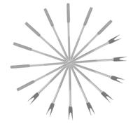 OKUMEYR Lot De 10 Fourchettes À Fruits De Mer En Acier Inoxydable Outils Multifonctions Pour Crabe Huîtres Noix Et Ail Légers Et Réutilisables Pour Cuisine Et Repas De Fruits De Mer