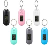 OKUMEYR Montres Électroniques D'élève Silencieuses Affichage à Haute Transmission, Design Bouton Unique, en Plastique Abs, Pack de 6 pour Travail et Étude