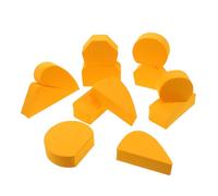 OKUMEYR Moules à Poignées de Tasse en Eva Jaune 12 Pièces pour Poterie DIY Finition et Sécurité, Outil Créatif pour Amateurs de Céramique Artisanale