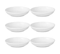 OKUMEYR Pièces de Rechange pour Chauffe-Cire en Céramique Ronde 11,5 CM Lot de 6, Plat pour Bougies Parfumées et Huiles Essentielles, Nettoyage Facile la Main ou Lave-Vaisselle