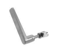 OKUMEYR Poignée Résistance Haute Température Acier Inoxydable Porte pour Remplacement de Prise Ergonomique de Cheminée et Bac à Cendres Usage Domestique et Commercial