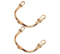 OKUMEYR Poignées de Rechange pour Théière en Rotin Tressé Forme U 2pcs, Portable et Artisanal, Adaptées pour Théières en Céramique et Poterie, Maison Fêtes de Jardin