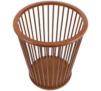 OKUMEYR Poubelle en Bambou Robuste Cuisine Chambre, Design Créatif et Solide, Accessoire Maison Moderne