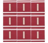 OKUMEYR Serviettes en Papier Football 20pcs Marron Légères et Confortables pour Fête D'anniversaire Design Unique et Élégant, pour Camping et Déjeuner