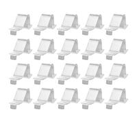 OKUMEYR Supports d'étagère Robustes en Fer 20pcs pour armoires et bibliothèques, Clips légers pour Montage Simple, adaptés au Rangement Bureau et Cuisine