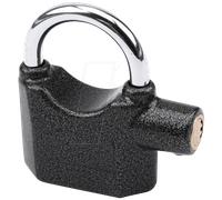 Olympia Cadenas S100 5922, alarme intégrée, sirène anthracite, Noir 95 mm