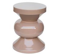Ola-table basse d'appoint acier laqué vintage pink
