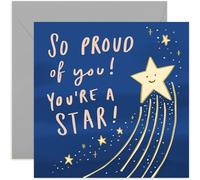 Old English Company Carte de félicitations 'You're a Star' pour adultes et enfants | Pour célébrer les examens réussis, les nouveaux emplois, la première école ou l'université