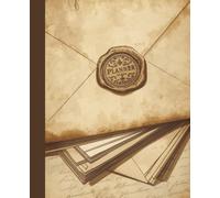 Old Letters Planner: Undated Weekly Layout, Writing & Calligraphy Aesthetic