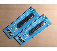 OLFA 448498 Lot de 2 cutters Cutter CK-2 Lame sculptée 20 mm Manche en acier inoxydable