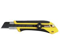 Olfa Cutter gros travaux XH-1 corps polypro Jaune et élastomère Noir lame 25mm