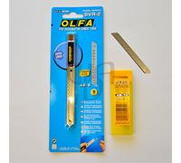 Olfa cutter professionnel sVR - 2 (45 °c ) 10 ´ il abbrechklingenbox 45° lames neuves !