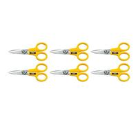 Olfa Lot De 6 Ciseaux Scs1 Multi-Usage Lames Dentelées 14 Cm