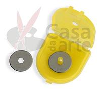 Olfa RB18-2 Lames rotatives Rotary, Acier Inoxydable, Argent, 1,8 x 1,8 x 0,3 cm
