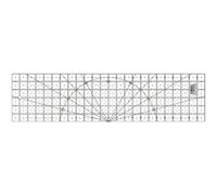 Olfa Règle Guide Transparente Dépolie 6 x 24mm