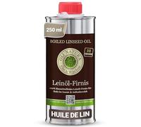 OLI-NATURA Vernis à l’huile de lin, protection du bois biologique, certifié contact alimentaire, 0.25L, incolore - naturel