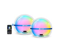 OLIGHT Sphere C 2 Pièces Veilleuse LED USB-C avec App | 75 Lumen, Jusqu'à 40 Heures d'Autonomie, 20 Options d'Éclairage, Changement de Couleur, Décoration, Chambre à Coucher