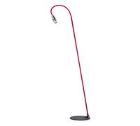 Oligo A Little Bit Lampadaire Stehleuchte, chromé, bras flexible rouge mat