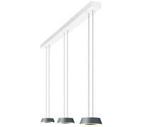 Oligo Glance Suspension 3 flammes avec réglage en hauteur caché Pendelleuchte, gris mat
