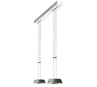 Oligo Glance Suspension réglable 2 flammes Pendelleuchte, gris mat
