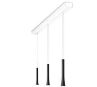Oligo Rio HA Casambi 3 lampes Pendelleuchte, blanc mat, pendules noir mat