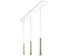 Oligo Rio HA Casambi 3 lampes Pendelleuchte, blanc mat, pendules Pearl Silver