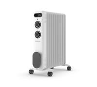 Olimpia Splendid Caldorad S1 11 - Radiateur à Huile 2500 W, 3 Niveaux de Puissance, Thermostat Réglable, Protection Anti-Basculement et Roulettes Pivotantes, pour Pièces jusqu’à 75 m³