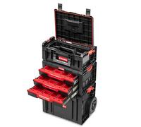 Olivebird Chariot D'atelier Robuste Avec Roues Et Tiroir 445 X 375 X 755 Mm Boîte D'assortiment, Chariot D'atelier Boîte À Roulettes Boîte À Outils, Valise D'atelier Mobile