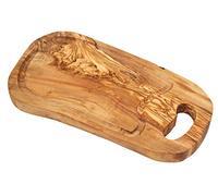 Olivenholz erleben Planche à Steak en Bois d'olivier, 35-39 cm