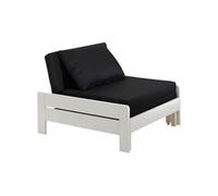 Vipack Fauteuil convertible Pino - Blanc