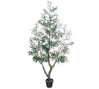 Olivier Artificiel 190cm Grand Olivier Fausse Plante Verte Arbre Artificiel Décoration Maison Salon Chambre Balcon Bureau Jardin