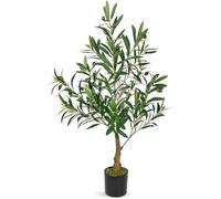 Olivier artificiel de 90 cm, plante en plastique pour la décoration intérieure