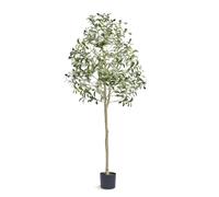 Olivier Artificiel - DUOKU - 1,5 m - Plante PE - Arbre réaliste en pot - Anti-basculement