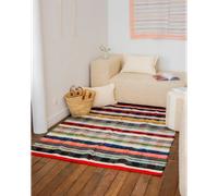 Olivier, le tapis artisanal rayé n°122