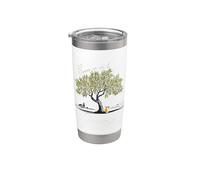 Olivier, Paysage - Comme un air de Provence - Douce France Gobelet isotherme en acier inoxydable double paroi