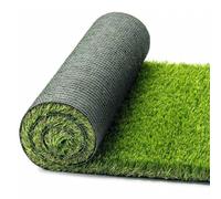 OLIVO.shop Herbe synthétique pour extérieur, rouleau de gazon artificiel artificiel pour jardin, terrasse, balcon, pelouse synthétique épaisseur 40 mm, LUXURY SOFT GRASS GREEN (2 x 9 m)
