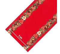 Olivo.shop JINGLE ROLL Tapis de Noël au mètre, pour intérieur et extérieur, sur mesure, largeur 1 m, pour événements et décorations, motif cœurs, 28 m