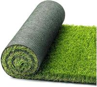 OLIVO.Shop - LUXURY SOFT GRASS GREEN Herbe synthétique pour jardins et terrasses, pelouse synthétique 40 mm drainant, Gazon à rouleaux artificiels, différentes tailles (2 x 3)