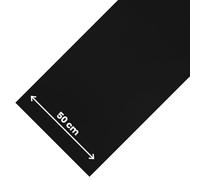 Olivo.shop Tapis de cuisine en PVC au mètre, multi-usage, 50 x 400 cm | Multifonction, cuisine, couloir, protège-étagères, tiroirs, sur mesure, antidérapant, lavable, noir
