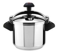 Magefesa Inoxtar - Autocuiseur Traditionnel 6L, Acier Inoxydable 18/10, Induction, Cuisson Saine, Bouton Rotatif, Fond Thermo-Diffuseur 5 Couches