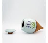Olla Artisanal Fait-Main 100% céramique 35 iffuseur d'eau Autonome pour des Plantes en Bonne santé | Irrigation Lente | Facile Efficace | Modele Lavande